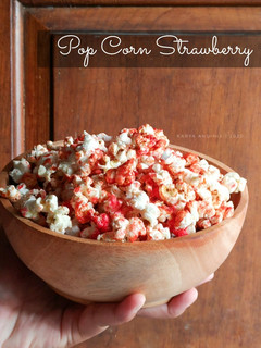 Foto resep Pop Corn Strawberry 🍓