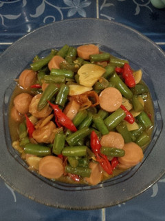 Foto resep Tumis Buncis Sosis sederhana