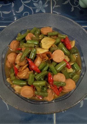 Foto resep Tumis Buncis Sosis sederhana