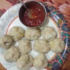 A picture of Homemade veg momos.