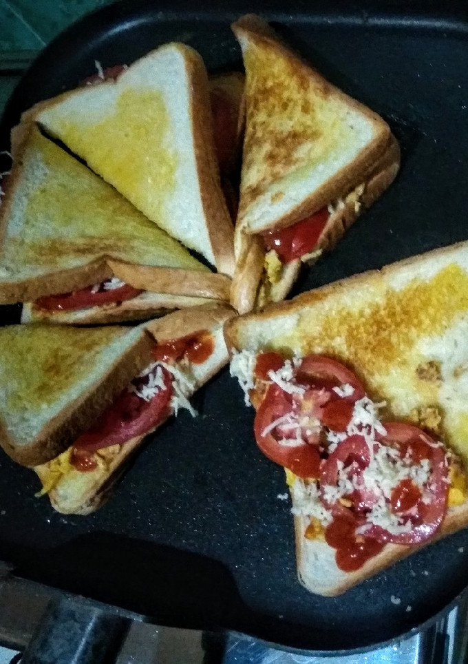 Foto resep Roti bakar telur
