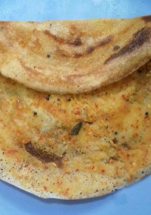 A picture of Neyi khara dosa/ghee khara dosa Andhra favourite breakfast.
