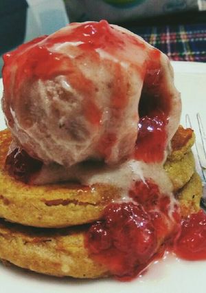 Foto resep Pink Banana Strawberry ice cream