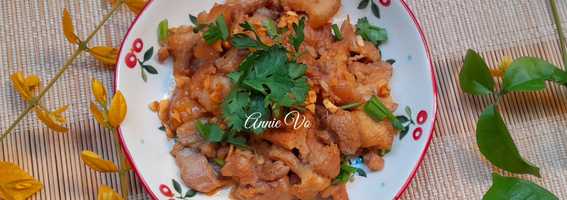 Thịt ba rọi rang nước mắm