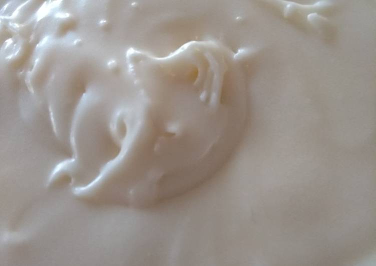 Recipe of Favorite Vanilla Frosting (adjustable texture)