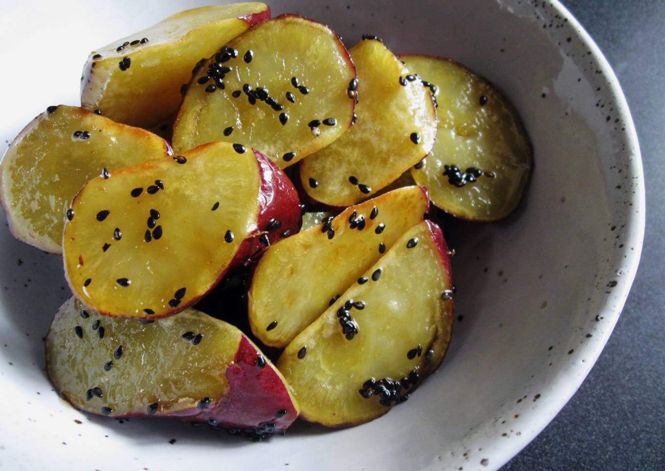 Fried & Glazed Japanese Sweet Potato
