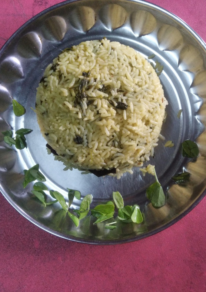 வெந்தயக் கீரை புலாவ் செய்முறை முக்கிய புகைப்படம்