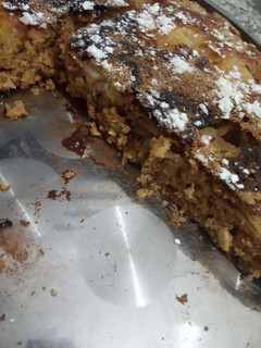 Una foto de Tarta Integral de Manzana