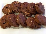 A picture of cocoa cookies