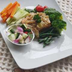 รูปของ Salmon saus bawang bombay
