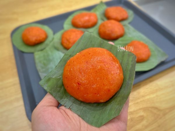 Bánh Dày Gấc Bằng Máy Làm Mochi