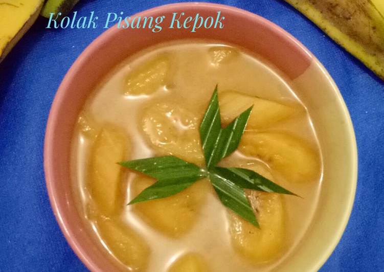 Kolak pisang kepok