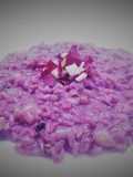 Risotto con radicchio trevigiano tardivo e salsa di mirtilli
