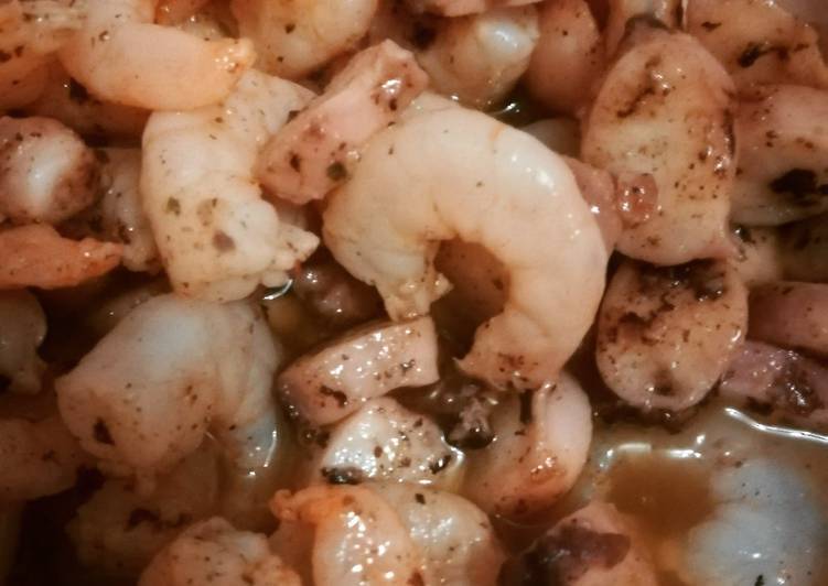 Vinagrete de polvo e camarão - Tudogosreceitas