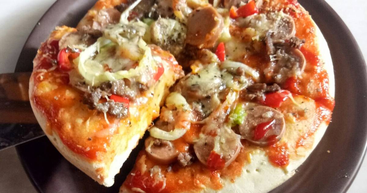  Resep  American Pizza  pr recookamerikaamerhoma oleh Teh 