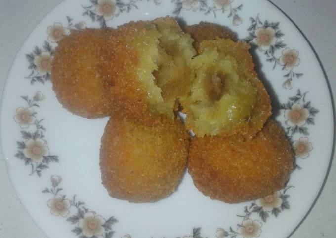 Resep Bolbilar Mini Crispy Isi Gula Merah (Bola Ubi Jalar Resep Bolbilar Mini Crispy Isi Gula Merah (Bola Ubi Jalar