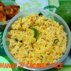 A picture of Raw Mango 'N' Coconut Rice.