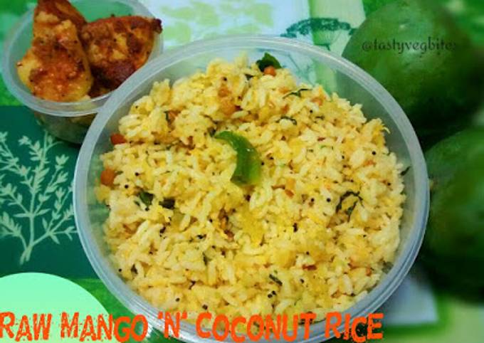 Recipe of Quick Raw Mango 'N' Coconut Rice