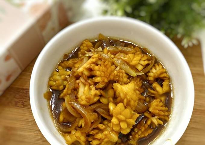Bagaimana Menyiapkan Cumi goreng saus mentega, Enak Banget