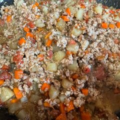 A picture of Pork Giniling.