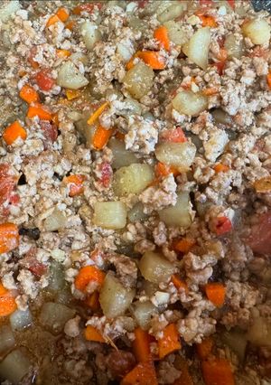 A picture of Pork Giniling.