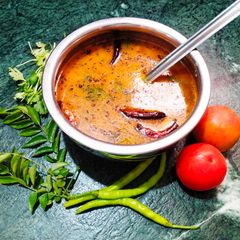 A picture of Tomato papu/dal.
