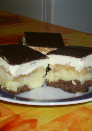 Olga-almás szelet recept fotója