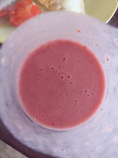 Φωτογραφία της συνταγής Smoothie με σμέουρα και μπανάνα