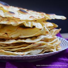 A picture of Home made tortilla.