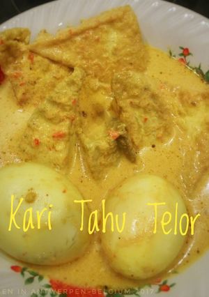 Foto resep Kari Tahu Telor