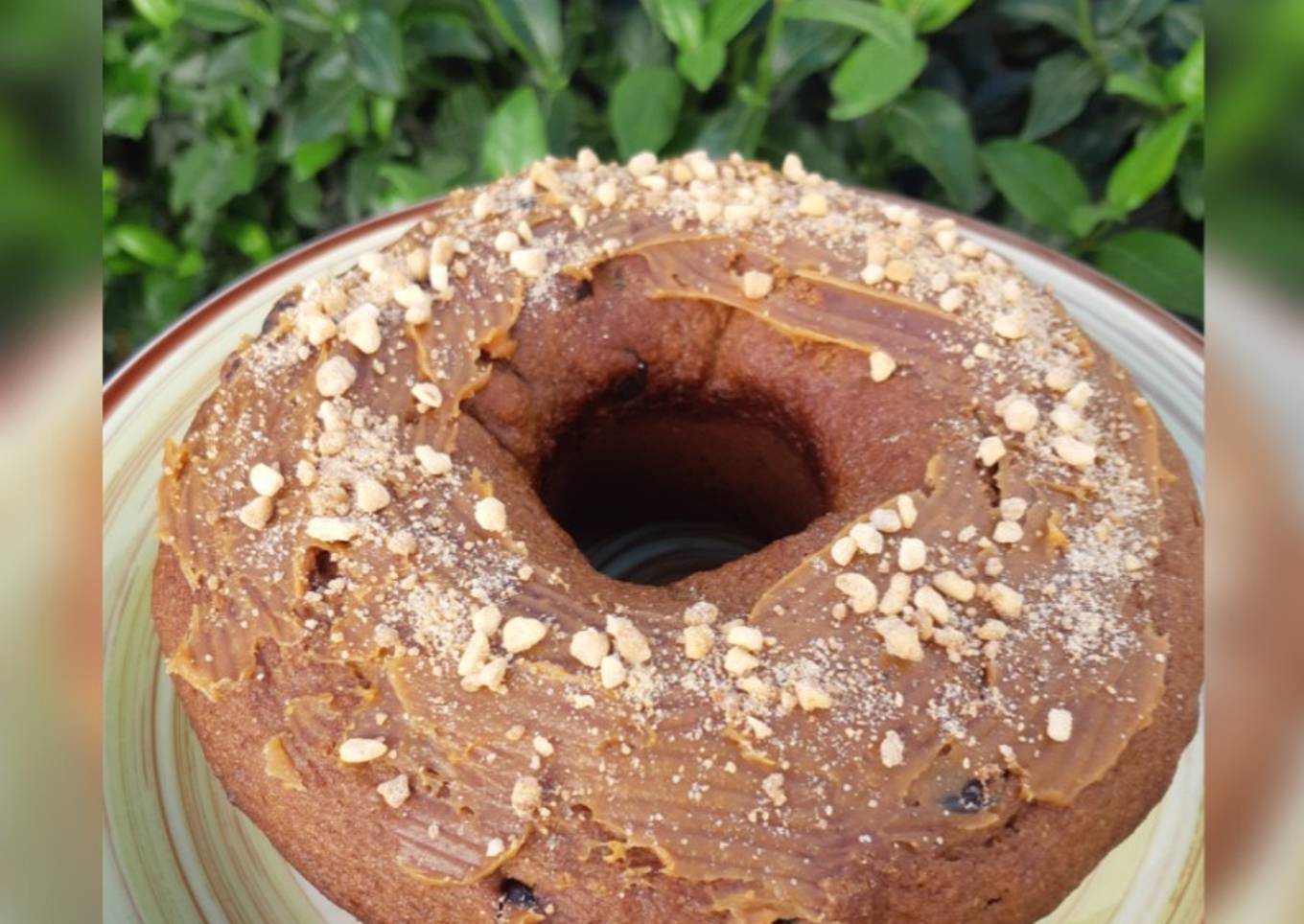 Torta Integral Saludable BANANAS Y CHIPS DE CHOCOLATE