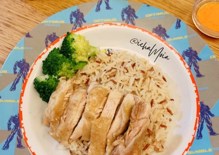 Resep Chicken Rice ala ichaMoia (Singapore style) yang mudah
