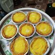 Bánh tart trứng đế khoai lang yến mạch