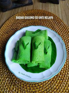 Foto resep Dadar Gulung isi Unti Kelapa