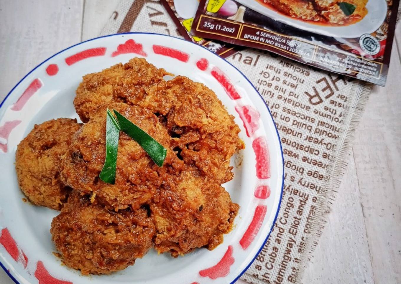 Perkedel Rendang
