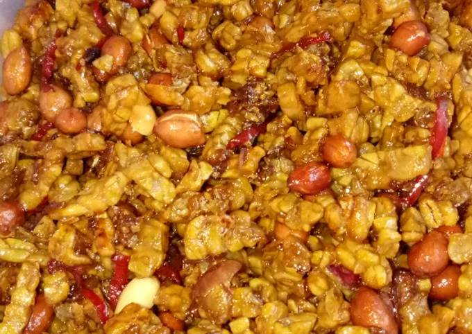 Standar Resep bikin Kering tempe kacang tanah yang sempurna