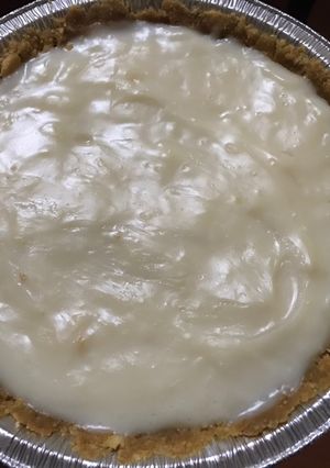 Una foto de Pay de leche (o crema) sabor coco