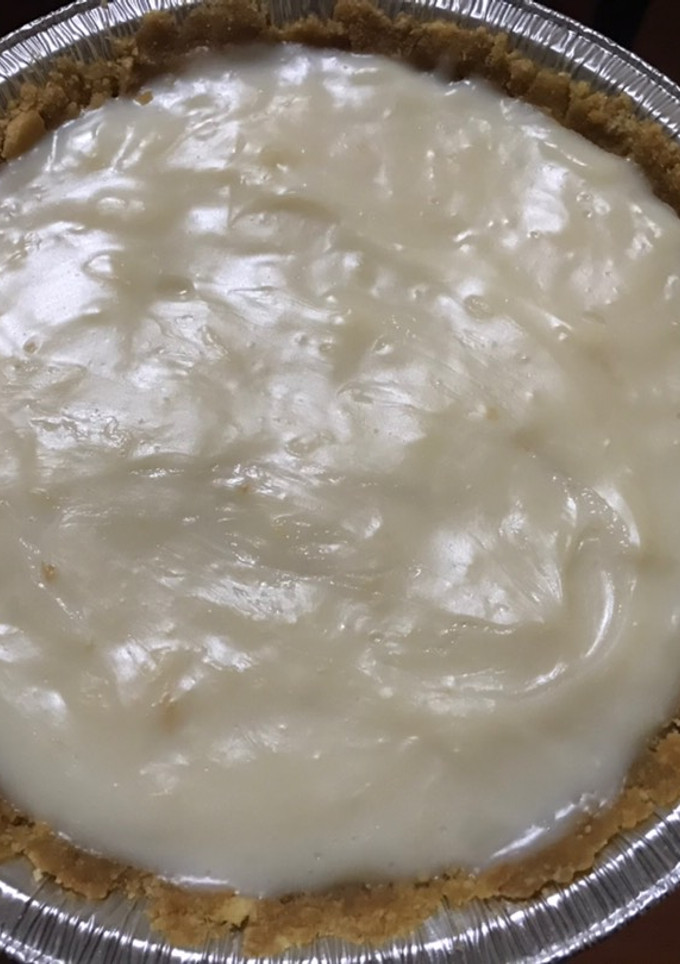 Una foto de Pay de leche (o crema) sabor coco