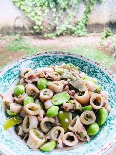 Foto resep Cumi Asin Pete Cabe Ijo