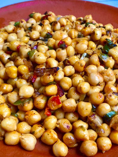 Una foto de Garbanzos fritos