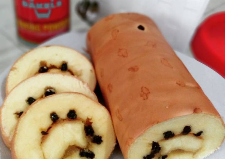 Cara Gampang Membuat Pineapple Raisin Roll, Sempurna