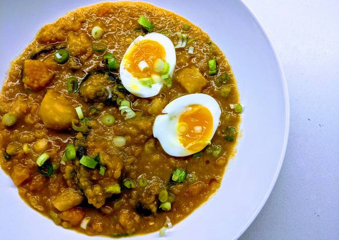Slow Cooker Miso Red Lentil 'Congee'