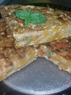 Una foto de Tortilla de vegetales