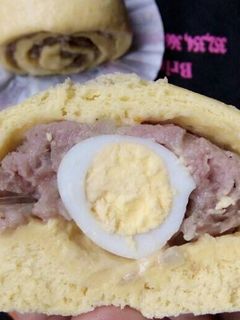 Hình của món Bánh bao bí đỏ.