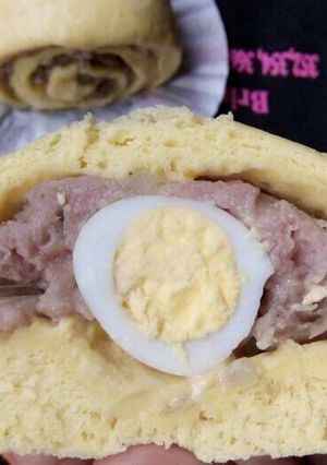 Hình của món Bánh bao bí đỏ.