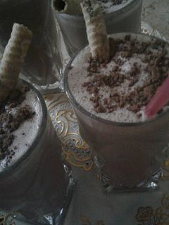 صورة لوصفة ميلك شيك شوكلت