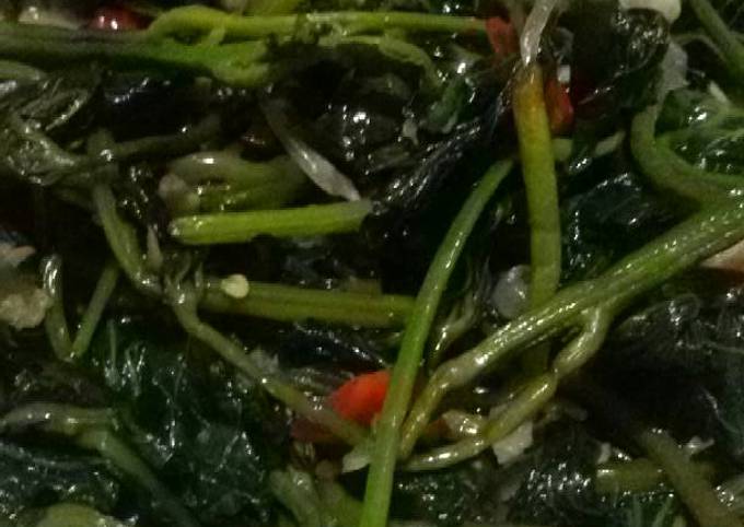 Resep Tumis daun ubi yang Enak
