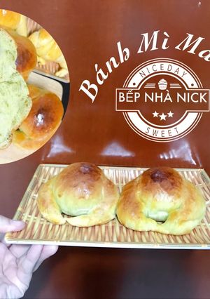Hình của món Bánh mì Matcha.