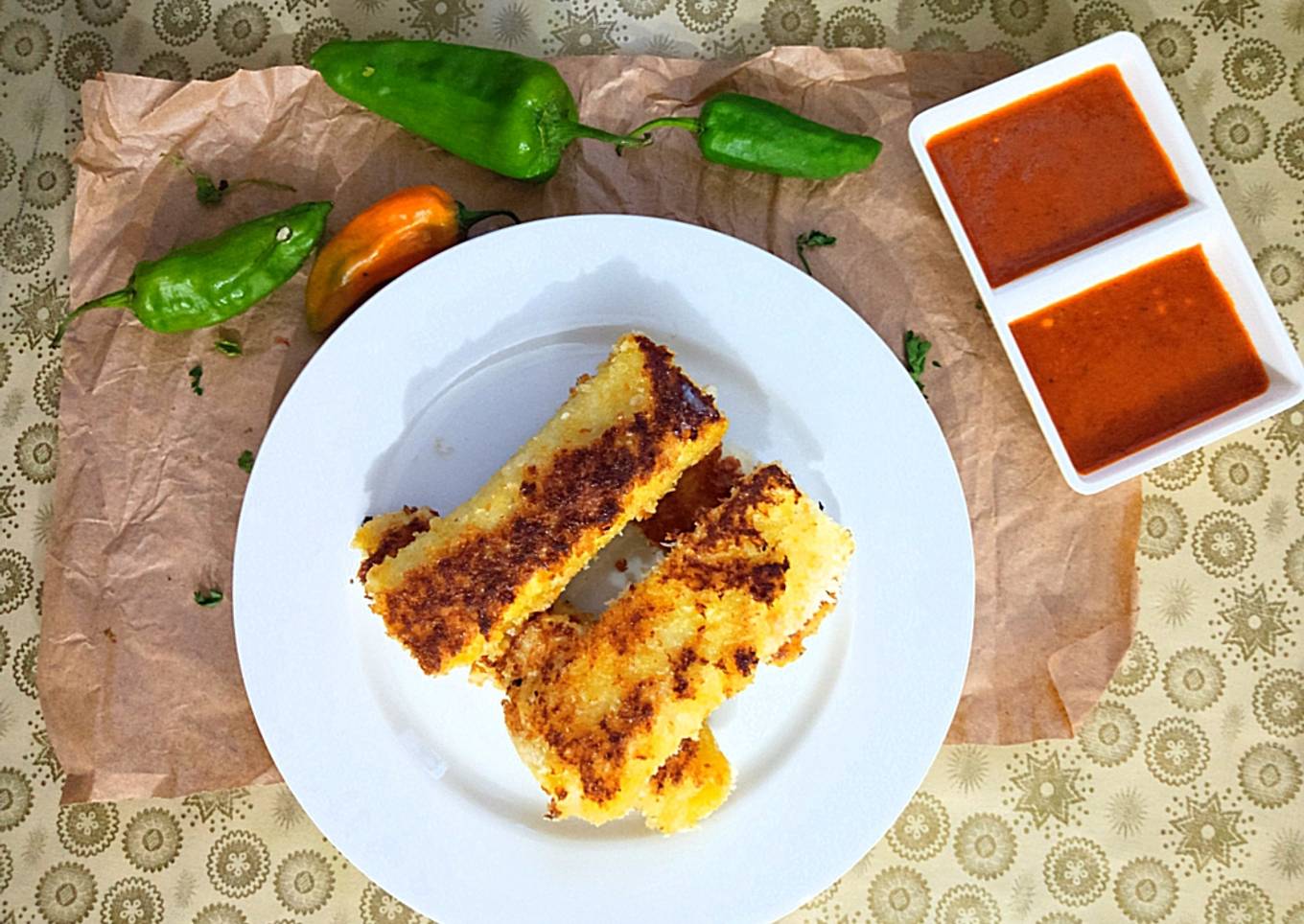 Shallow fry Bread roll