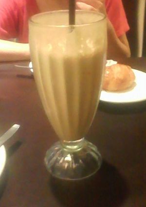 Una foto de Batido cremoso de dulce de leche al Whisky